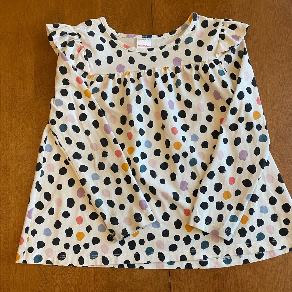 EUC Hanna Andersson long sleeve shirt size 6/7.